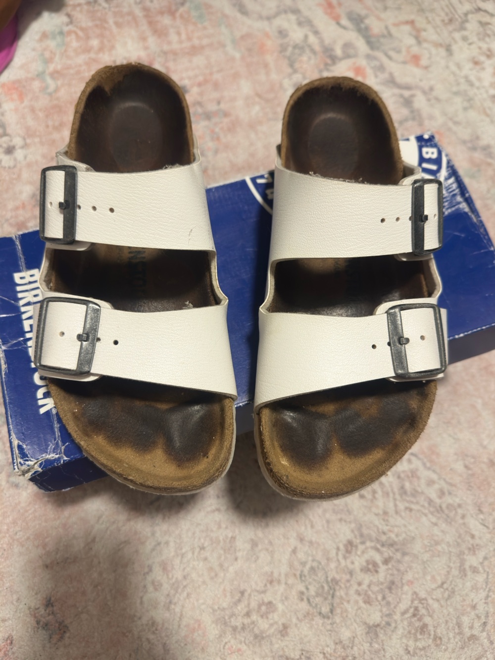 White Birkenstocks